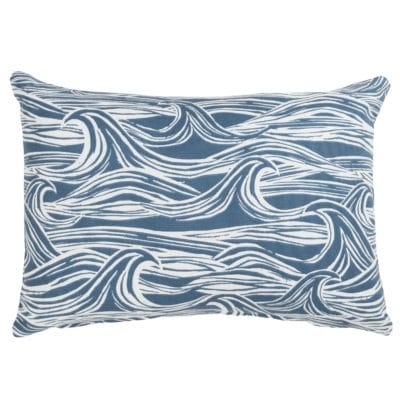 Ocean Waves Boudoir Cushion