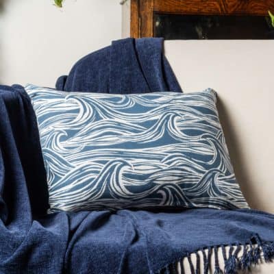 Ocean Waves Boudoir Cushion