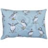 Puffins Boudoir Cushion in Mineral Blue