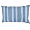Coastal Stripe XL Rectangular Cushion in Navy Blue