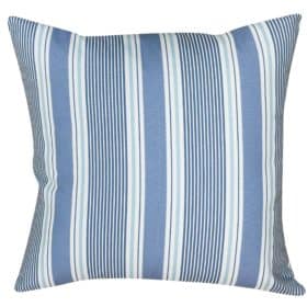 Coastal Stripe Extra-Large Cushion in Navy Blue