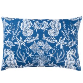 Sea Parade Navy Blue Boudoir Cushion Cover