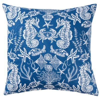 Sea Parade Navy Blue Cushion Cover