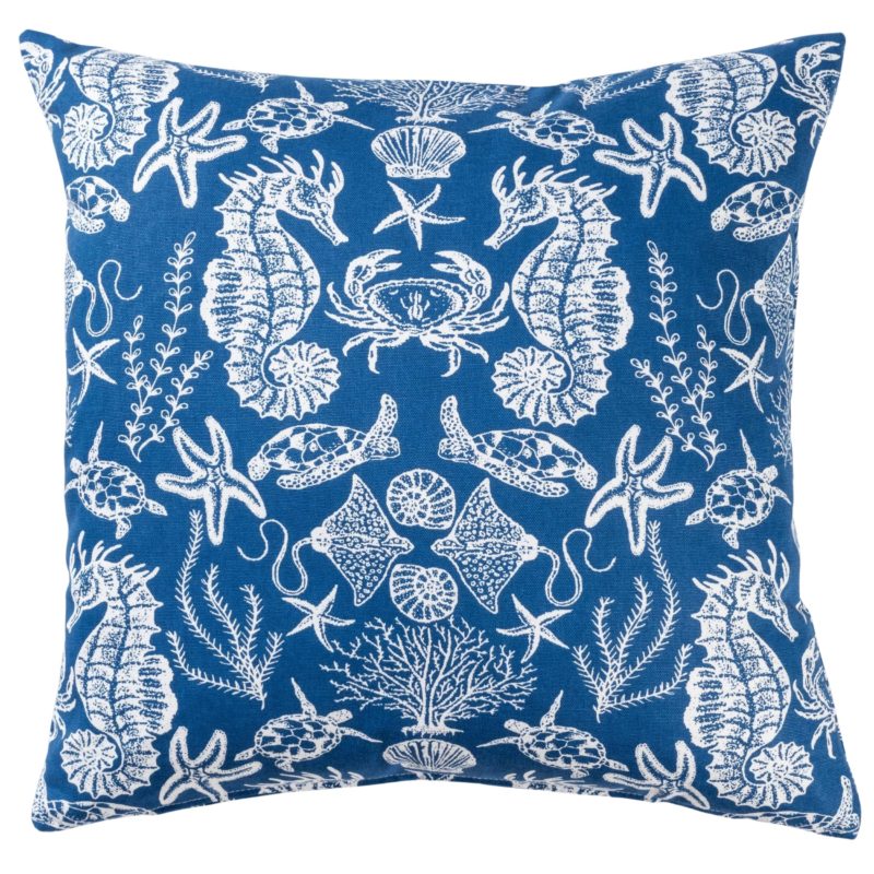 Sea Parade Navy Blue Cushion Cover