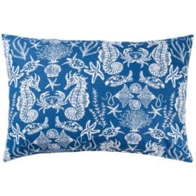 Sea Parade Navy Blue XL Rectangular Cushion Cover
