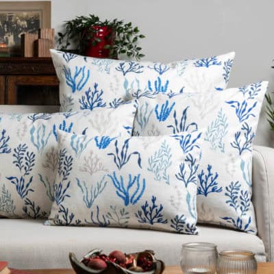 Sea Coral Boudoir Cushion Cover