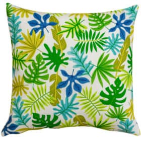 Exotic Leaves Cotton Print Cushion