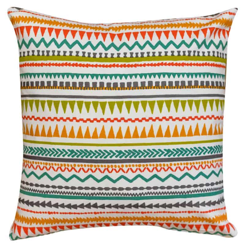 Aztec Pastel Stripe Cushion