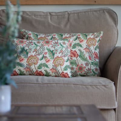 Country Briar Print Boudoir Cushion