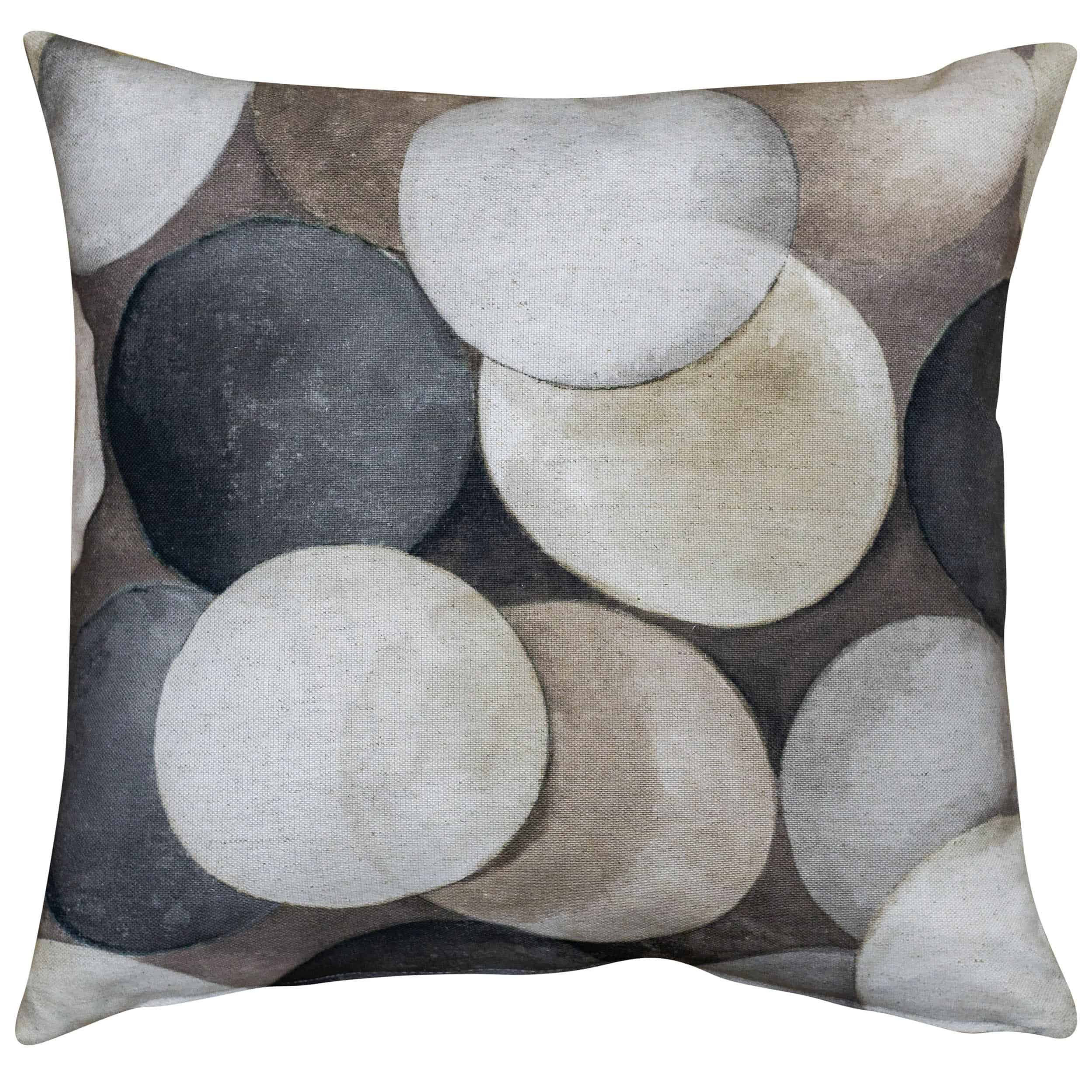 Zen Pebbles Cushion Cover in Natural