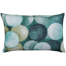 Zen Pebbles XL Rectangular Cushion Cover in Mineral Green
