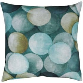 Zen Pebbles Extra-Large Cushion Cover in Mineral Green