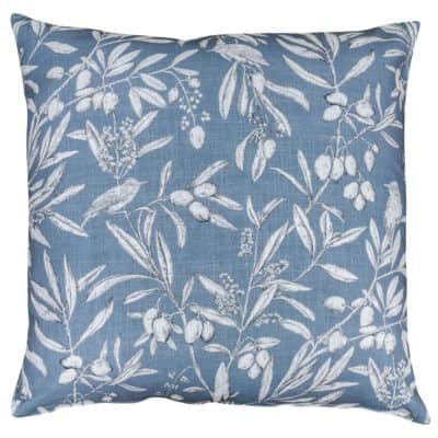 Forest Fauna Extra-Large Cushion in Cornflower Blue