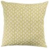 Rustic Leaf Linen Blend Extra-Large Cushion in Pale Green
