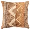 Aztec Stripe Cushion in Terracotta