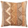 Aztec Stripe Extra-Large Cushion in Terracotta