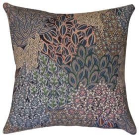 Winter Garden Linen Blend Cushion in Olive