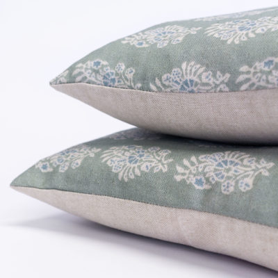 Chatsworth Extra-Large Cushion in Duck Egg Blue