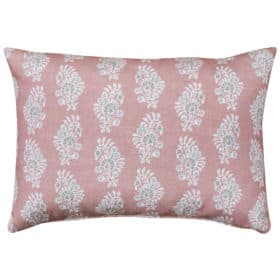 Chatsworth Boudoir Cushion in Dusky Pink