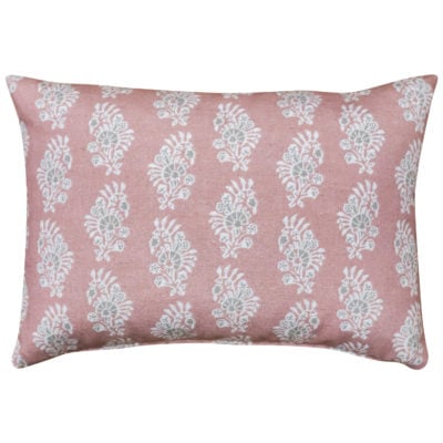 Chatsworth Boudoir Cushion in Dusky Pink