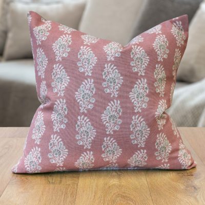 Chatsworth Cushion in Dusky Pink