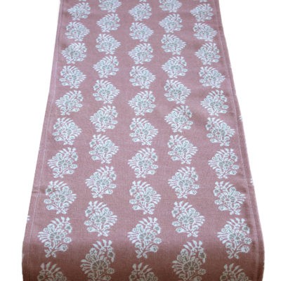 Chatsworth Table Runner in Dusky Pink