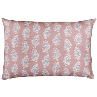 Chatsworth XL Rectangular Cushion in Dusky Pink