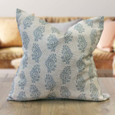 Hidcote Cushion Cover in Duck Egg Blue