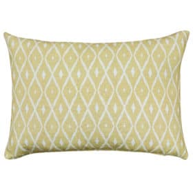 Tresco Boudoir Cushion Cover in Ochre Yellow