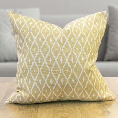 Tresco Cushion Cover in Ochre Yellow