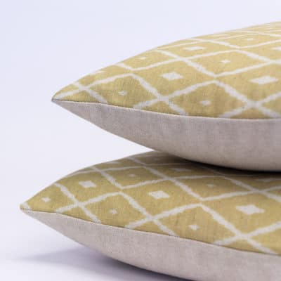 Tresco Cushion Cover in Ochre Yellow