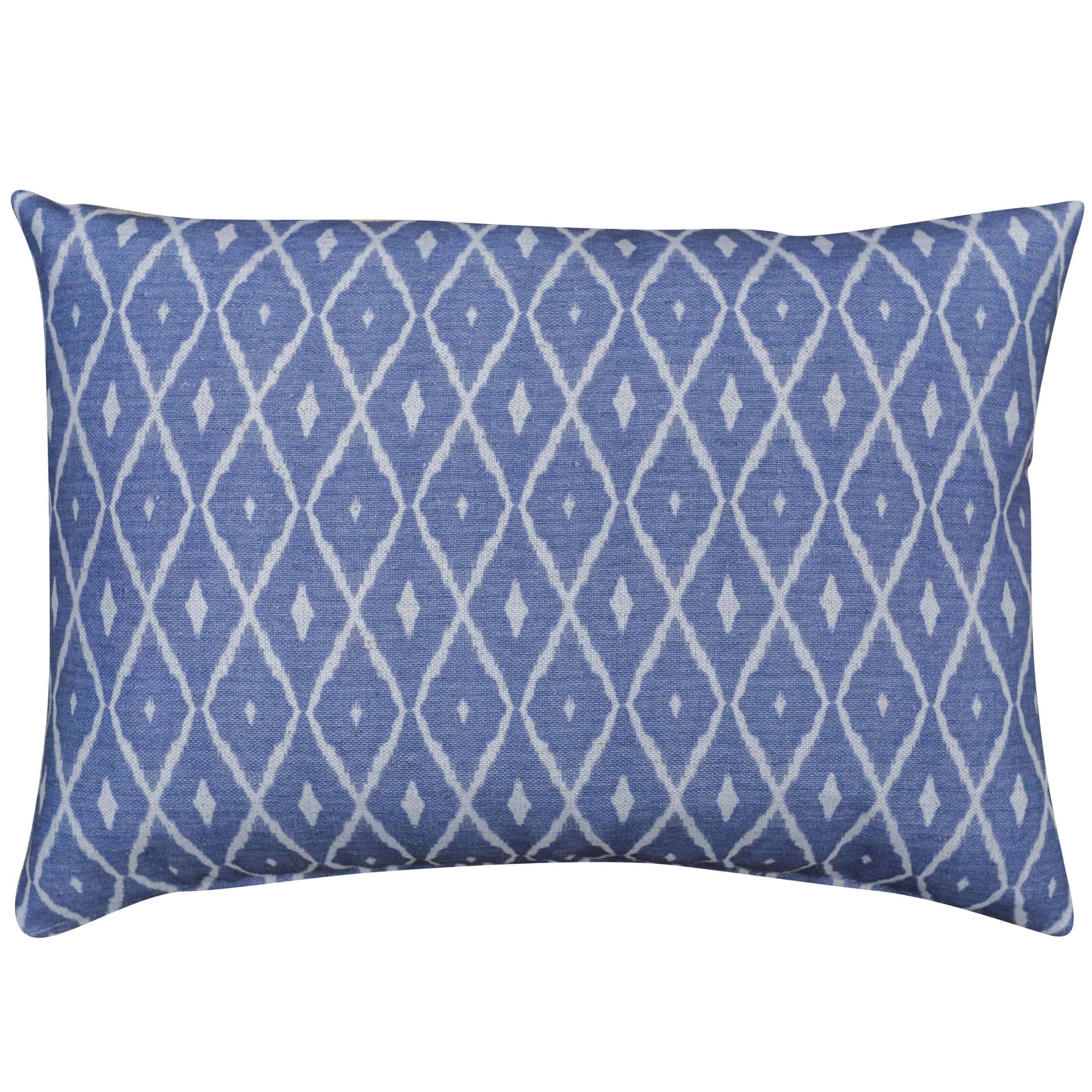 Tresco Boudoir Cushion Cover in Indigo Blue