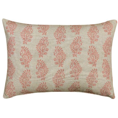 Hidcote Boudoir Cushion Cover in Dusky Pink