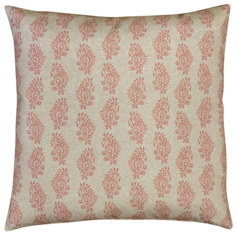 Hidcote Extra-Large Cushion Cover in Dusky Pink