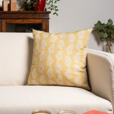 Chatsworth Cushion in Ochre Yellow