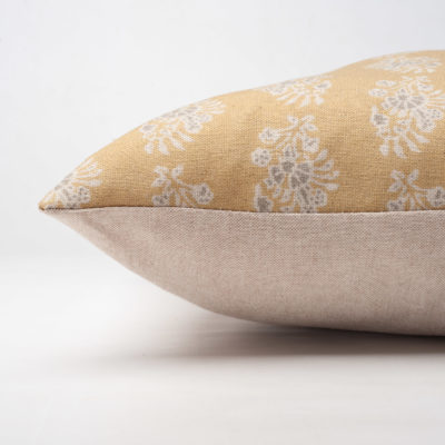 Chatsworth Cushion in Ochre Yellow