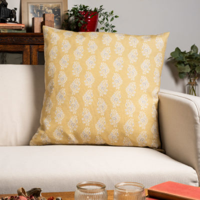 Chatsworth Extra-Large Cushion in Ochre Yellow