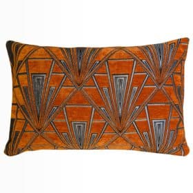 Large burnt orange cushions best sale