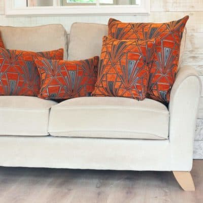 Burnt orange cushions clearance dunelm