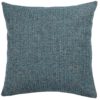 Rustic Basketweave Extra-Large Cushion in Teal Blue