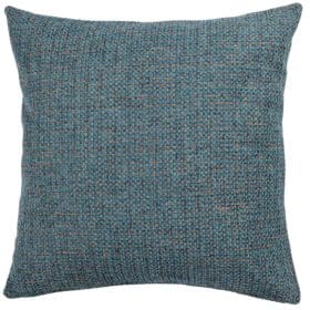 Rustic Basketweave Extra-Large Cushion in Teal Blue
