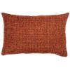 Rustic Basketweave XL Rectangular Cushion in Burnt Orange