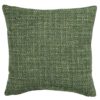 Rustic Basketweave Cushion in Moss Green
