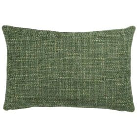 Rustic Basketweave XL Rectangular Cushion in Moss Green