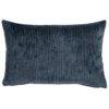 Velvet Jumbo Corduroy XL Rectangular Cushion in Ink Blue