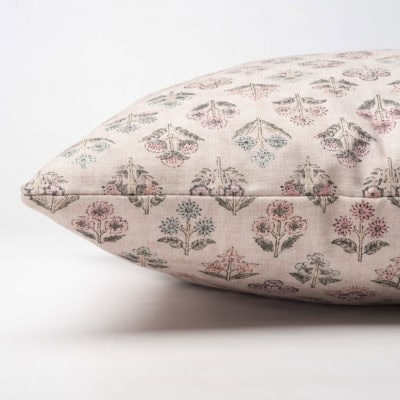 Vintage Meadow Boudoir Cushion in Natural