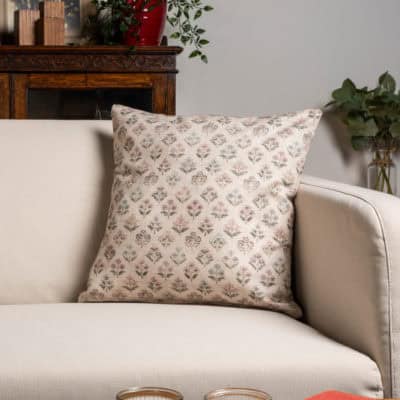 Vintage Meadow Cushion in Natural