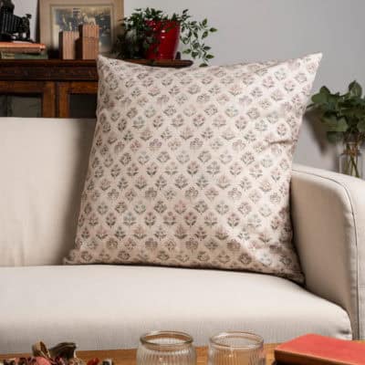 Vintage Meadow Extra-Large Cushion in Natural