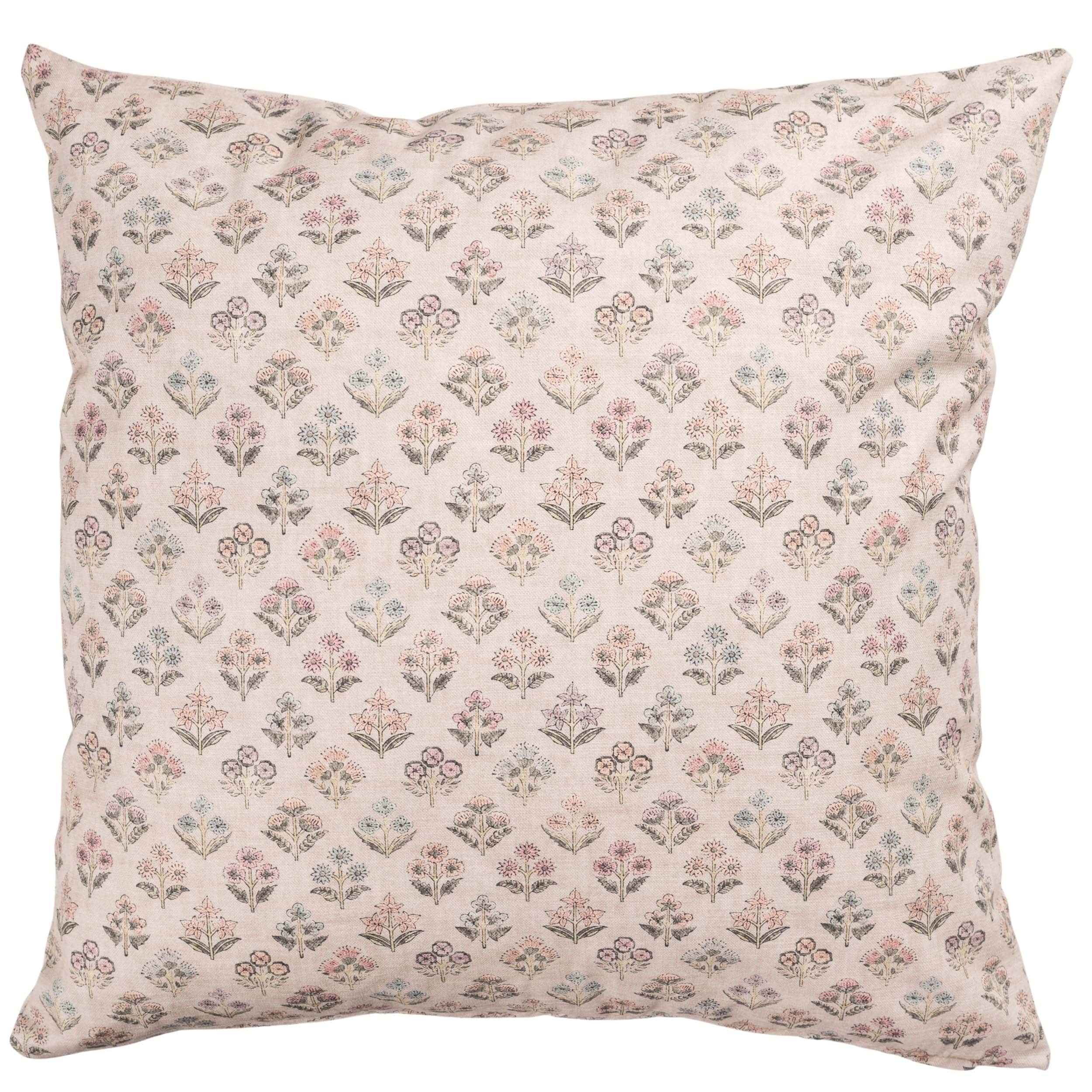 Vintage Meadow Extra-Large Cushion in Natural