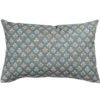 Vintage Meadow XL Rectangular Cushion in Chambray Blue